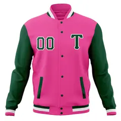 Men's Cotton Blend Varsity Letterman Baseball Jacket 61