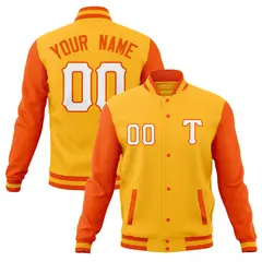 Men's Cotton Blend Varsity Letterman Baseball Jacket 65
