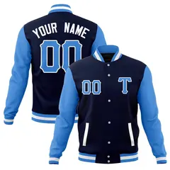 Men's Cotton Blend Varsity Letterman Baseball Jacket 9