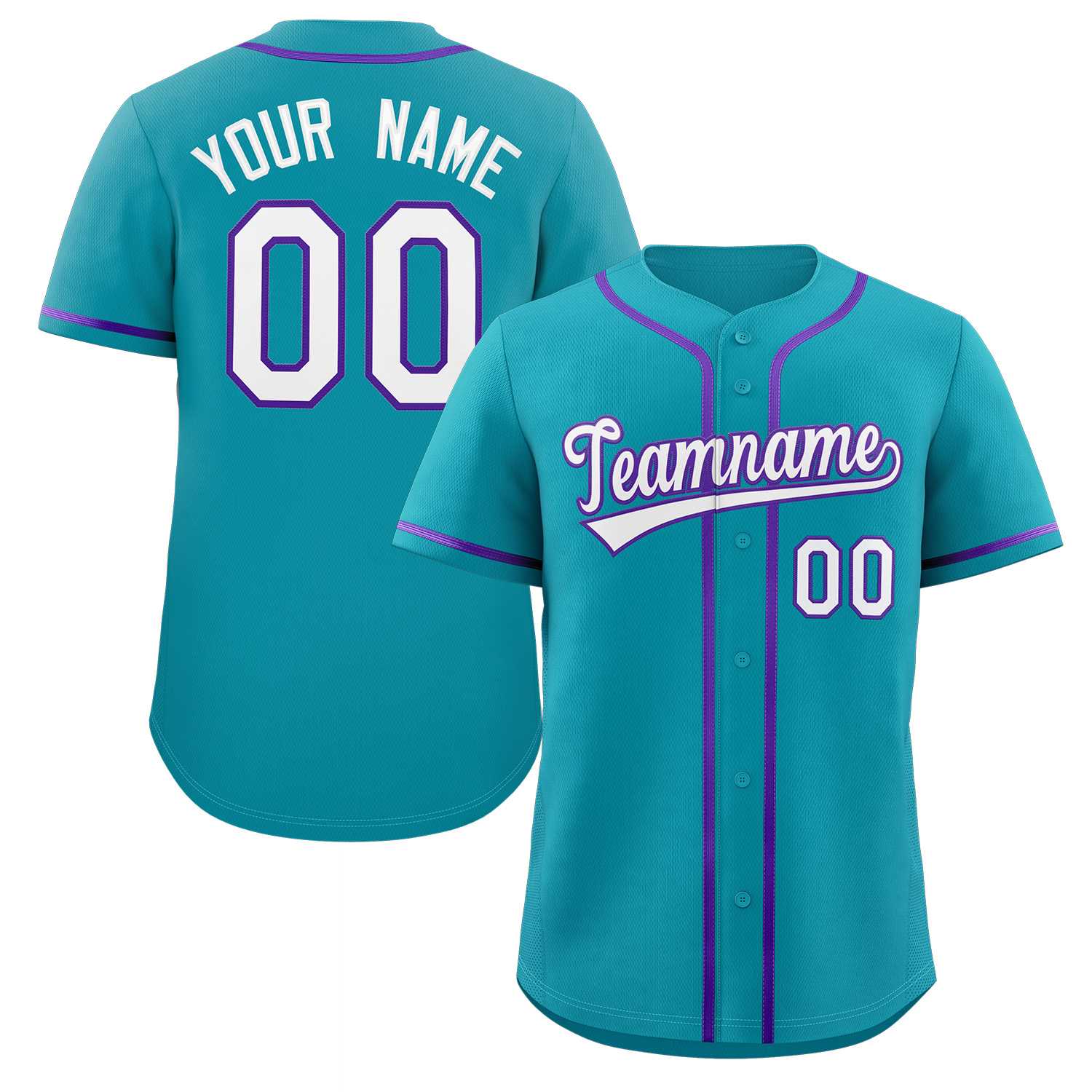 Teal&White&Purple