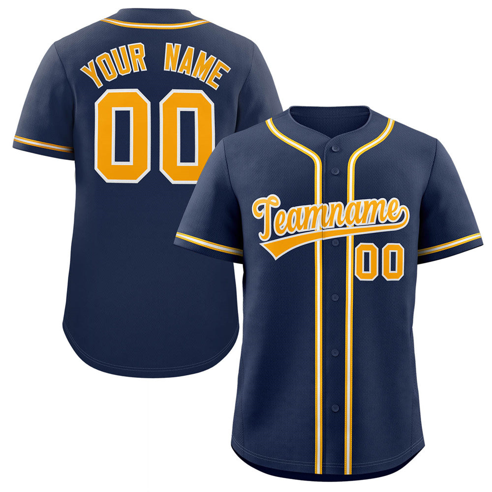 Navy&Yellow&White