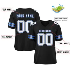 Mesh Football Jersey Stitched Name and Number 16
