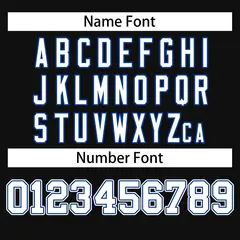 Mesh Football Jersey Stitched Name and Number 18