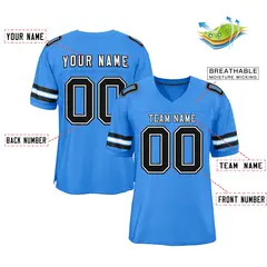 Mesh Football Jersey Stitched Name and Number 37