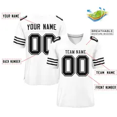 Mesh Football Jersey Stitched Name and Number 58