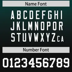 Midnight Green Black Gradient Side Pattern Football Jersey 4