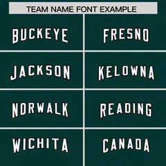 Midnight Green Black Gradient Vertical Stripe Football Jersey 3