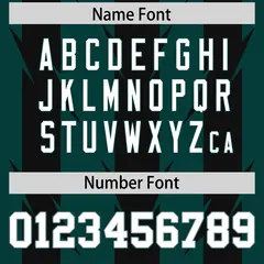 Midnight Green Black Razr Stripe Graffiti Flag Football Jersey 4
