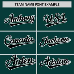 Midnight Green Black-White Color Block Varsity Letterman Jacket 3