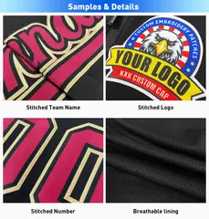 Midnight Green Crimson-Khaki Classic Style Waterproof Jacket 5