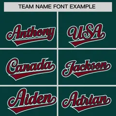 Midnight Green Crimson Raglan Varsity Full-Snap Letterman Jacket Hoodie 5