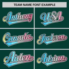 Midnight Green Genderflux Pride Month Baseball Jersey 3