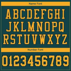 Midnight Green Gold-Black Mesh Football Jersey 3