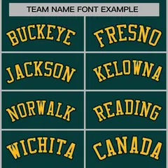 Midnight Green Gold-Black Varsity Full-Snap Letterman Jacket 5