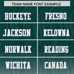Midnight Green Gray Gradient Outdoor Flag Football Jersey 3