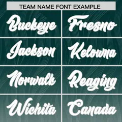 Midnight Green Gray Gradient Outdoor Football Jersey 3