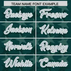 Midnight Green Grey All Star Graffiti Pattern Football Jersey 3