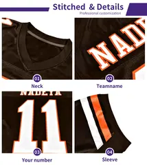 Midnight Green Light Gray-Black Classic Mesh Football Jersey 4