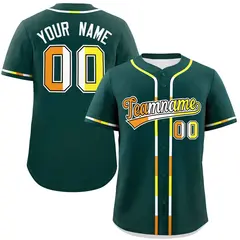 Midnight Green Maverique Pride Month Baseball Jersey 1