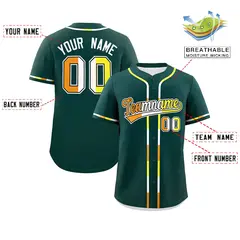 Midnight Green Maverique Pride Month Baseball Jersey 2