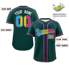 Midnight Green Pansexuality Pride Month Baseball Jersey 2