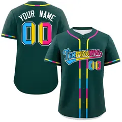 Midnight Green Pansexuality Pride Month Baseball Jersey 1