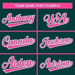 Midnight Green Pink Full-Snap Raglan Sleeves Varsity Letterman Baseball Jacket 5
