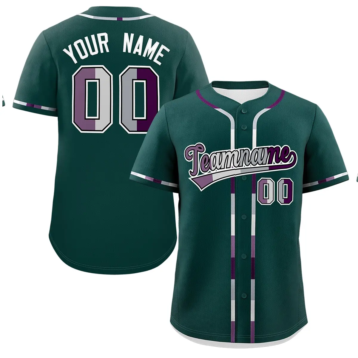 Midnight Green Pride Month Baseball Jersey