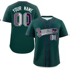 Midnight Green Purple Pride Month Classic Baseball Jersey 1