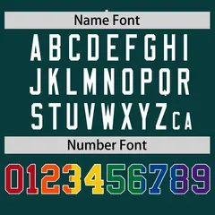 Midnight Green Rainbow Pride Month Authentic Baseball Jersey 4