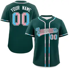 Midnight Green Transgender Pride Month Baseball Jersey 1