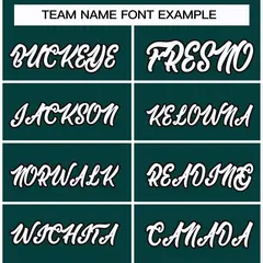 Midnight Green White-Black Classic Hockey Jersey 3