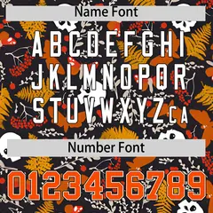 Multi Color Halloween Baseball Jersey 4