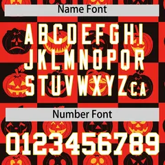 Multi Color Halloween Baseball Jersey 4