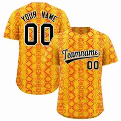 Multi Color Snakeskin Pattern Baseball Jersey 1