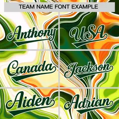 Multi Color Split Fluid Fashion Authentic Baseball Jersey 3