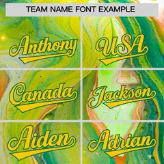 Multi Color Split Fluid Fashion Authentic Baseball Jersey 3