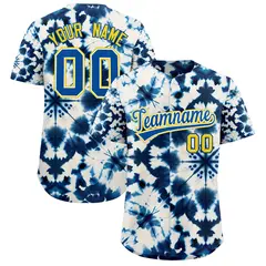 Multi Color Tie-Dye Graffiti Pattern Baseball Jersey