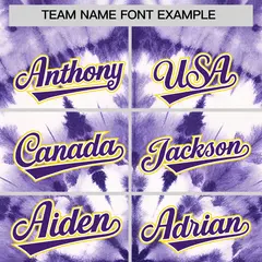 Multi Color Tie-Dye Graffiti Pattern Baseball Jersey 3