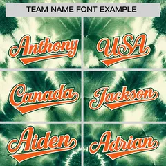 Multi Color Tie-Dye Graffiti Pattern Baseball Jersey 3