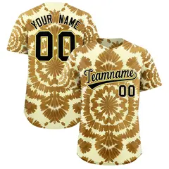 Multi Color Tie-Dye Graffiti Pattern Baseball Jersey 1