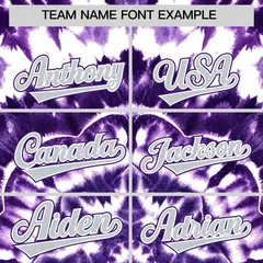 Multi Color Tie-Dye Graffiti Pattern Baseball Jersey 3