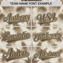 Multi Color Tie-Dye Graffiti Pattern Baseball Jersey 3