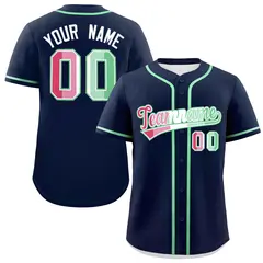 Navy Abrosexual Pride Month Baseball Jersey