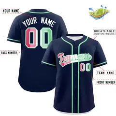 Navy Abrosexual Pride Month Baseball Jersey 2