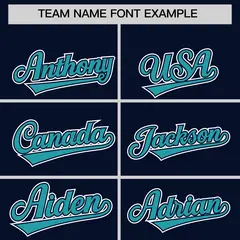 Navy Aqua Two Tone Raglan Full-Snap Varsity Letterman Jacket Hoodie 5