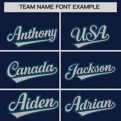Navy Aqua Two Tone Raglan Full-Snap Varsity Letterman Jacket Hoodie 5