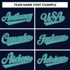 Navy Aqua-White Color Block Varsity Baseball Jacket 5