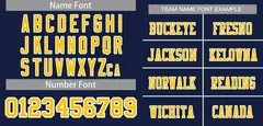 Navy Blue Gold-White Mesh Football Jersey 5