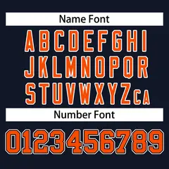 Women's Navy Blue Orange-White Classic Mesh Basketball Jersey 4